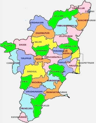 History and famous places in Tamilnadu