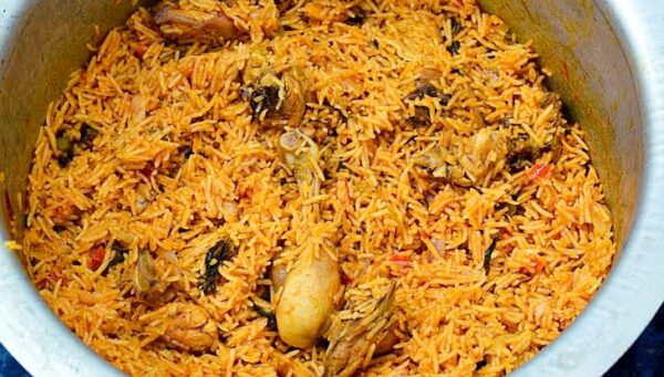 How to prepare Hyderabadi Chiken biryani in telugu