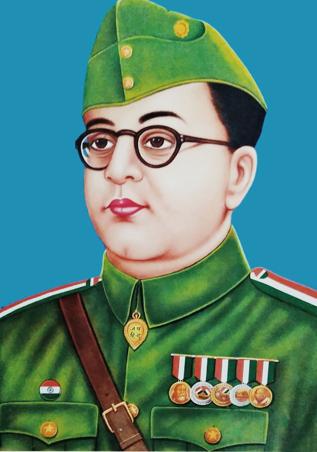 The freedom fighter Subhash Chandra Bose